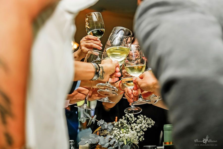 Brindis coctel de boda en Madrid